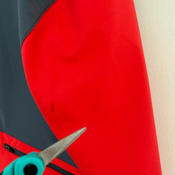 Rossignol Jacket Mens Large Gray Red Soft Shell Hike Ski Running Full Zip - Picture 15 of 15